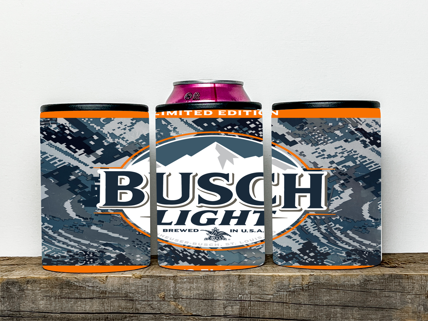 Busch Light Digital Camo Can Tumbler