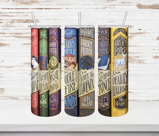 Classical Book Spines Tumbler