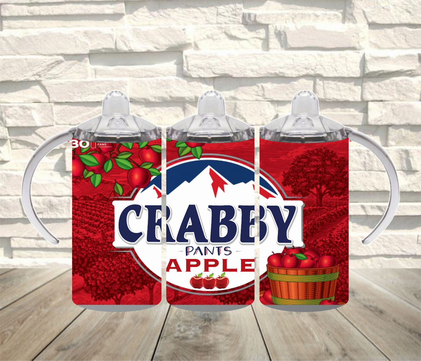 Crabby Pants Apple (Busch Ligth Apple) Kids Tumbler